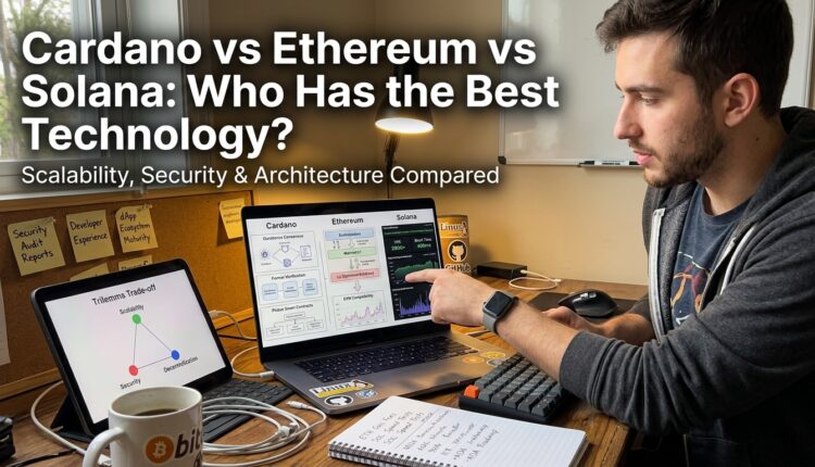 Cardano vs Ethereum vs Solana